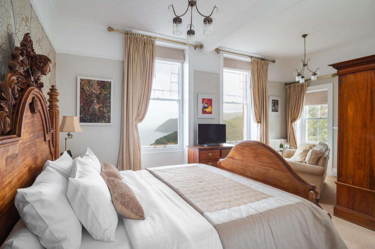 Bed and Breakfast Highcliffe House Линтон Экстерьер фото