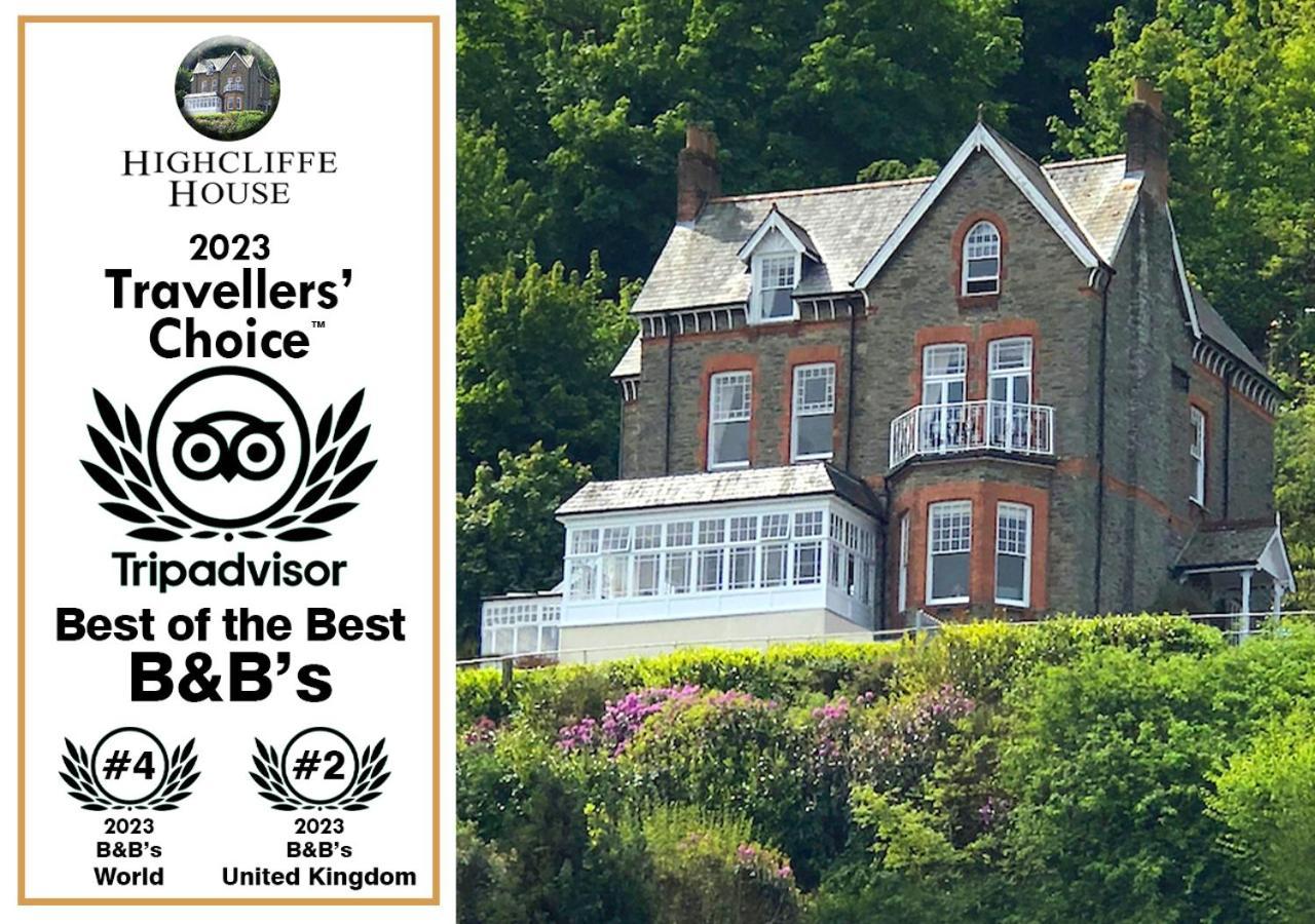 Bed and Breakfast Highcliffe House Линтон Экстерьер фото